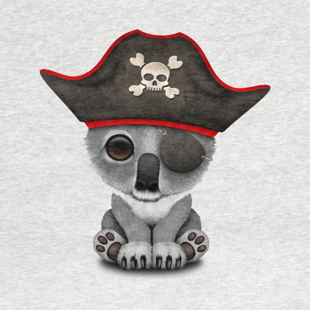 Cute Baby Koala Pirate by jeffbartels